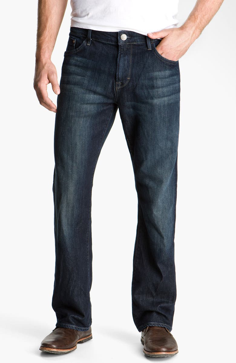 Mavi Jeans Matt Relaxed Straight Fit Jeans, Main, color, Dark Blue