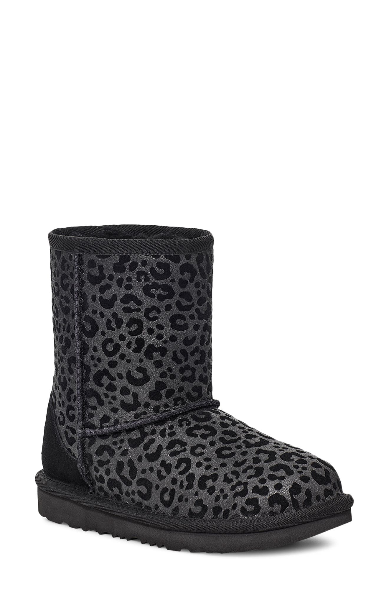 UGG<sup>®</sup> Classic II Glitter Leopard Boot, Main, color, 