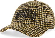 Ganni Logo Detail Check Cap