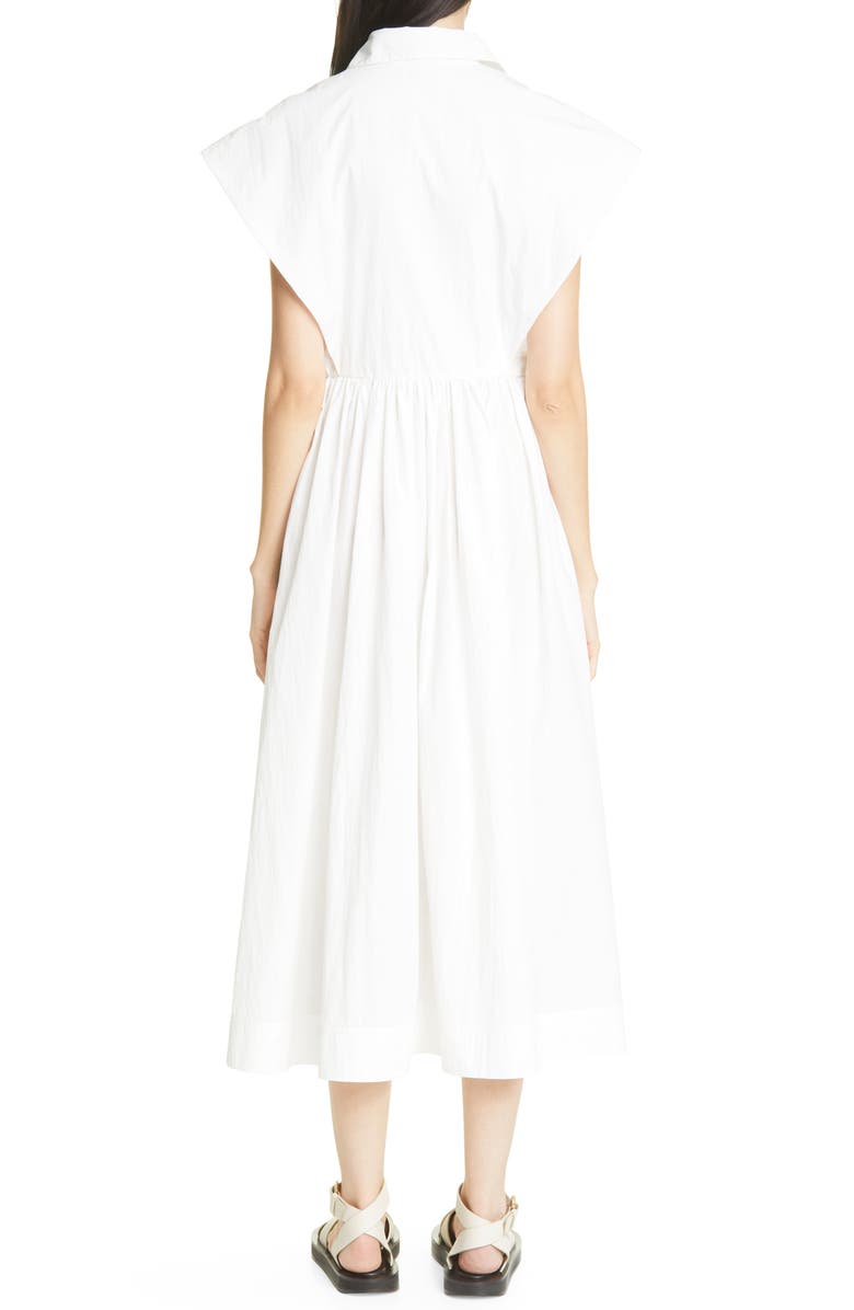 CO Sleeveless Cotton Blend Midi Dress, Alternate, color, 