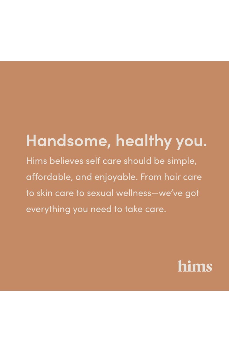 HIMS & HERS Extra Strength Hair Regrowth Foam 5% Topical Minoxidil Treatment, No Drip Formula, Alternate, color, Beige