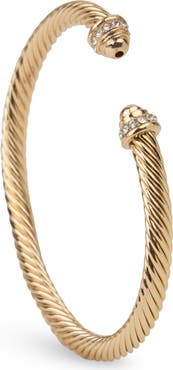 SAACHI Iconic Cable Statement Cuff Bracelet