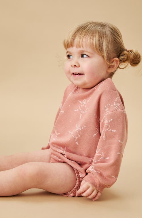 Mori Sweatshirt Bodysuit In Ballerina Day Print