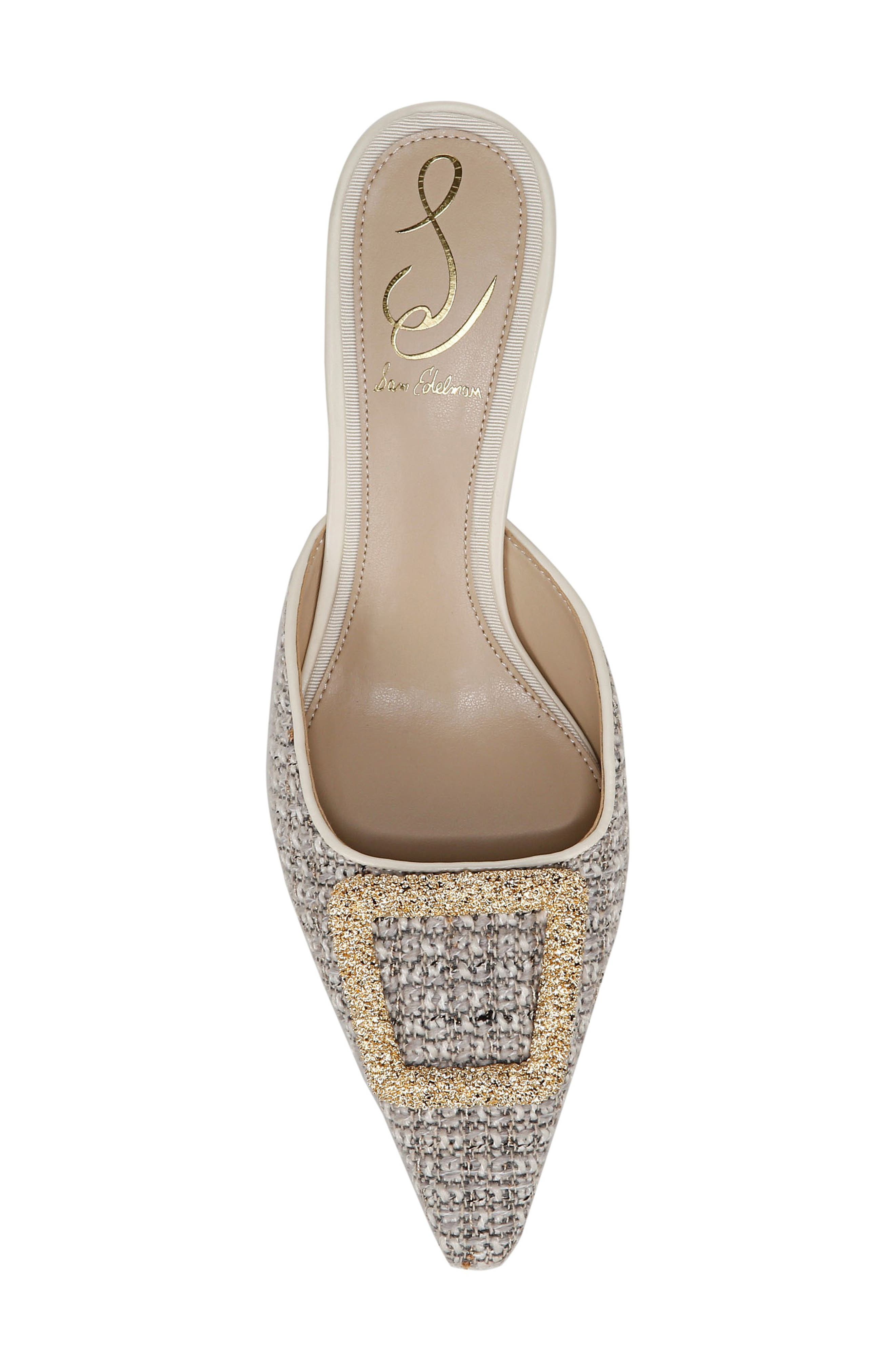 Sam Edelman Brit Pointed Toe Mule, Alternate, color, Ivory Multi
