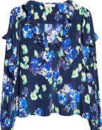 Ulla Johnson Marguerite Ruffle Silk Top