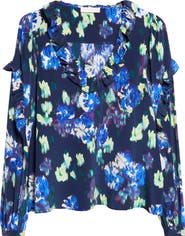 Ulla Johnson Marguerite Ruffle Silk Top