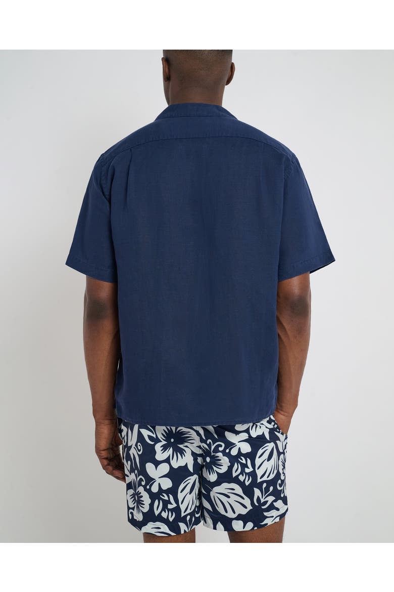 Convertible Vacation Shirt, Alternate, color, DEEP NAVY