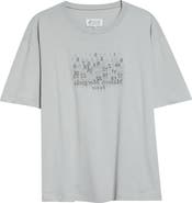 Maison Margiela Numerical Logo Embroidered Graphic T-Shirt