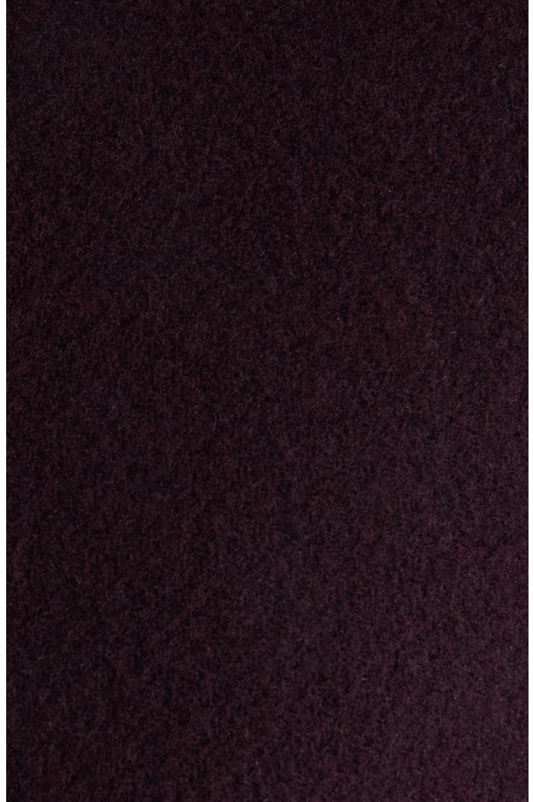 Iconic Soft Wool Blend Coat, Alternate, color, DEEP PURPLE