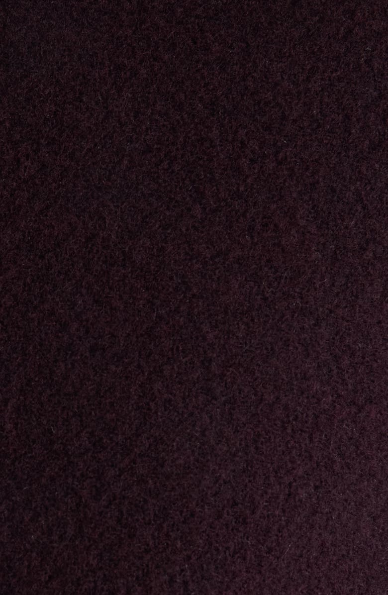 Chloé Iconic Soft Wool Blend Coat, Alternate, color, Deep Purple