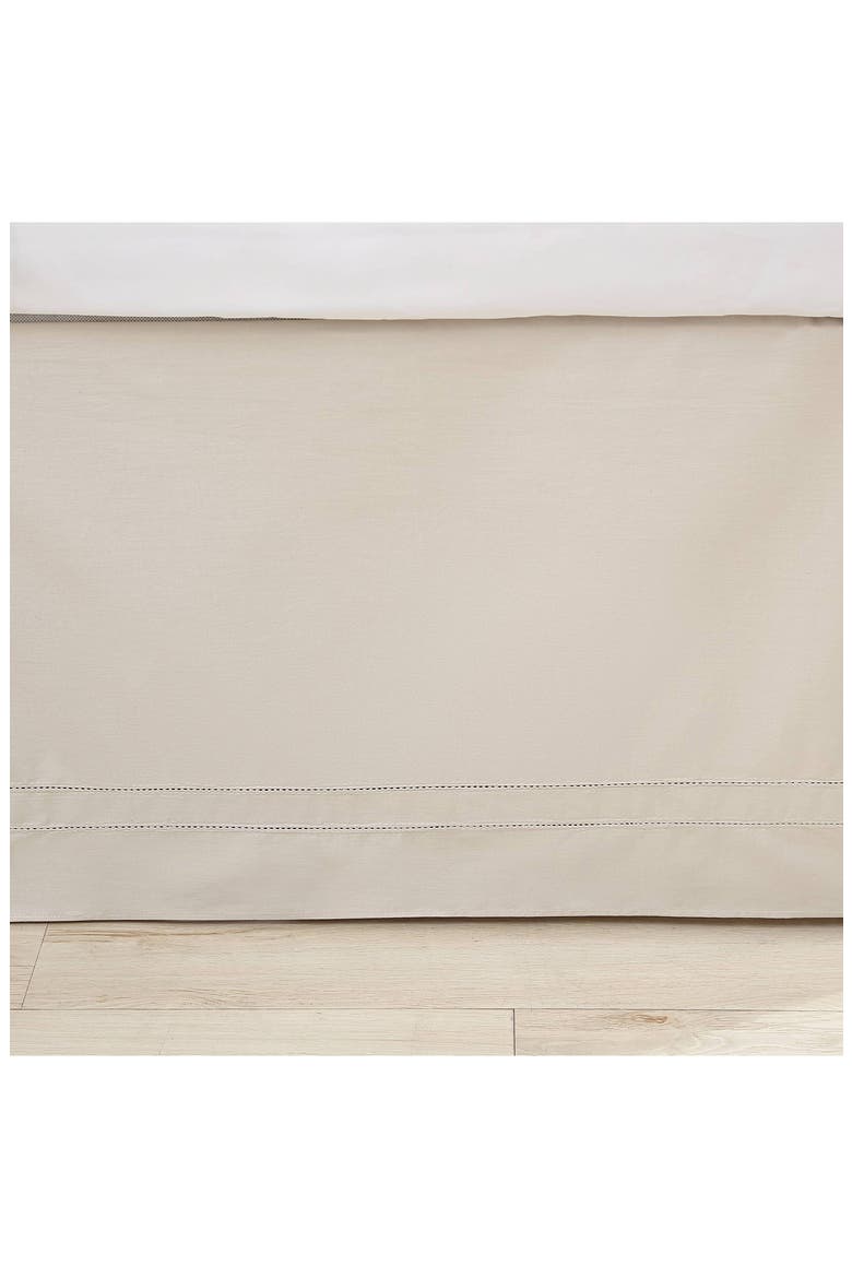 Solid Tailored Bed Skirt, Alternate, color, BEIGE