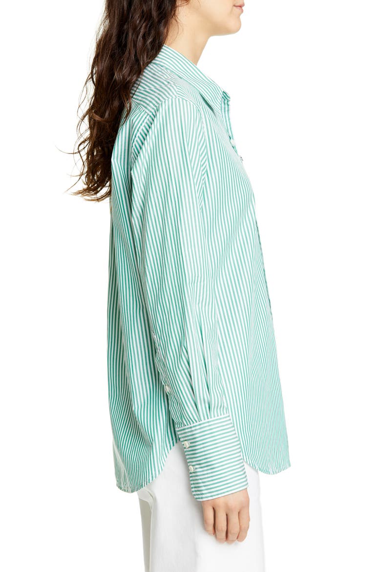 Stripe Shirt, Alternate, color, GREEN