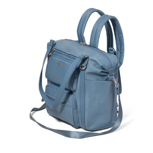 Baggallini Nolita Small Convertible Backpack In Cornflower Twill