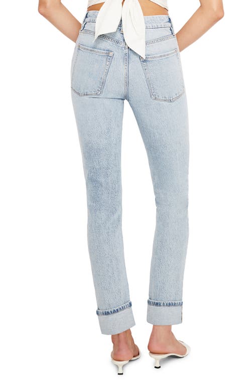 Shop Good American Good Classic High Waist Cuff Skinny Jeans