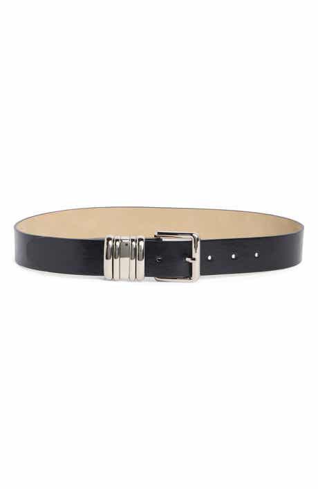 Steve Madden Multi Keeper Faux Leather Belt