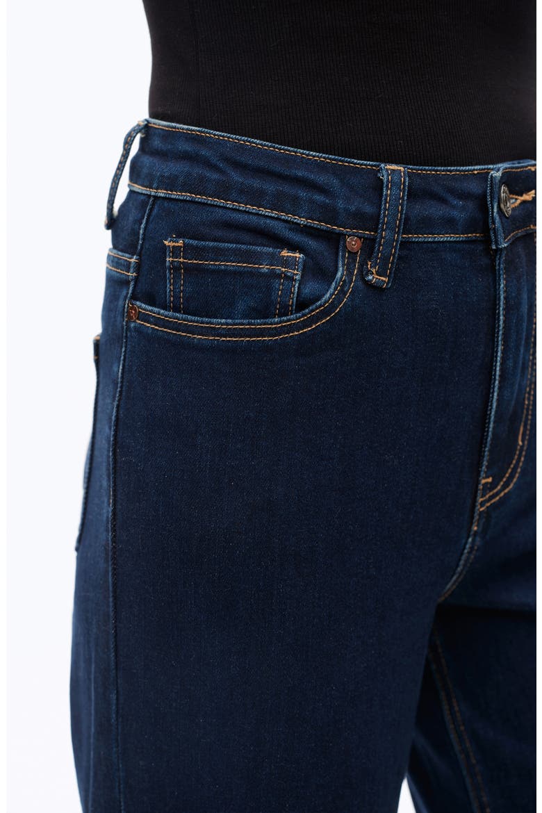 Beth High Waist Wide Leg Jeans, Alternate, color, DEEP WATER
