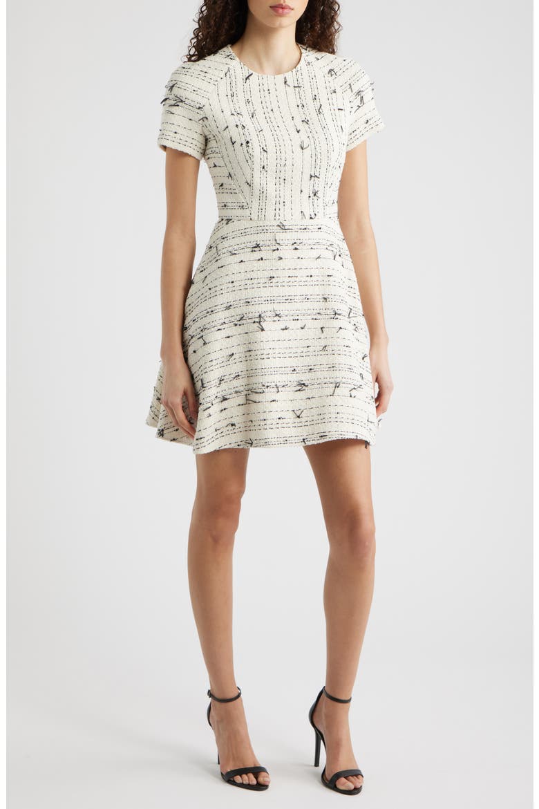 Datarni Fit & Flare Dress, Main, color, IVORY