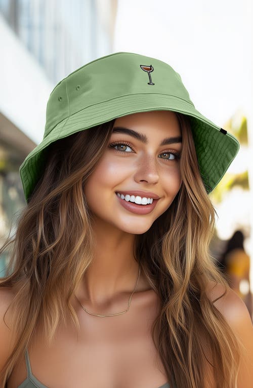 Dalix Espresso Martini Bucket Hat In Turf Green