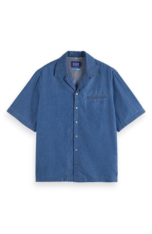 Scotch & Soda Relaxed Fit Cotton Camp Shirt