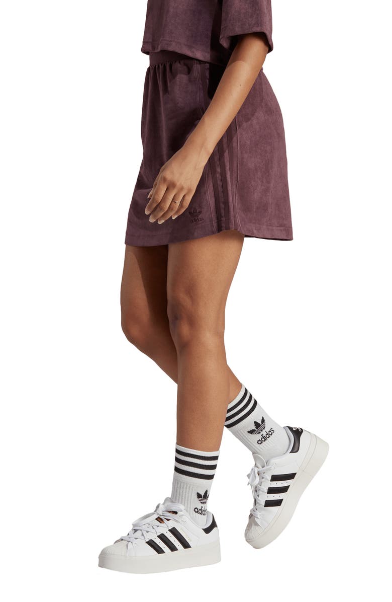 adidas Suede Activewear Skirt, Alternate, color, 