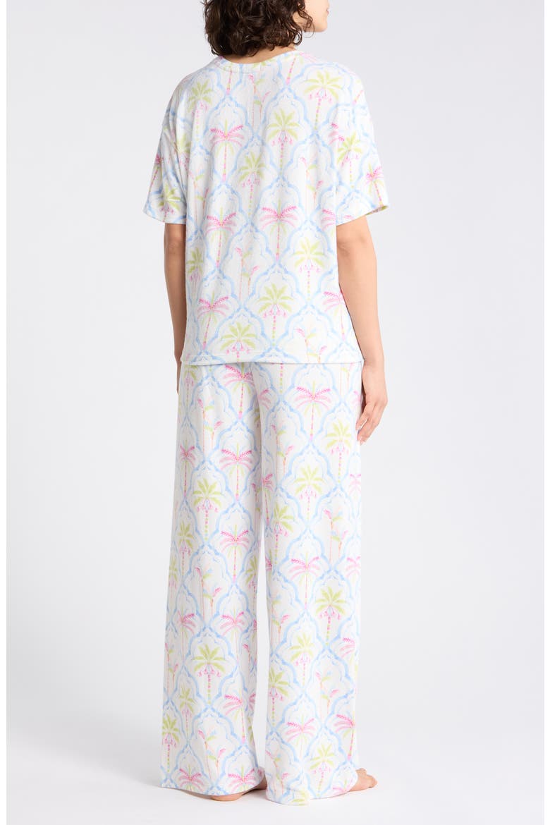 Print Relaxed Fit Pajamas, Alternate, color, IVORY