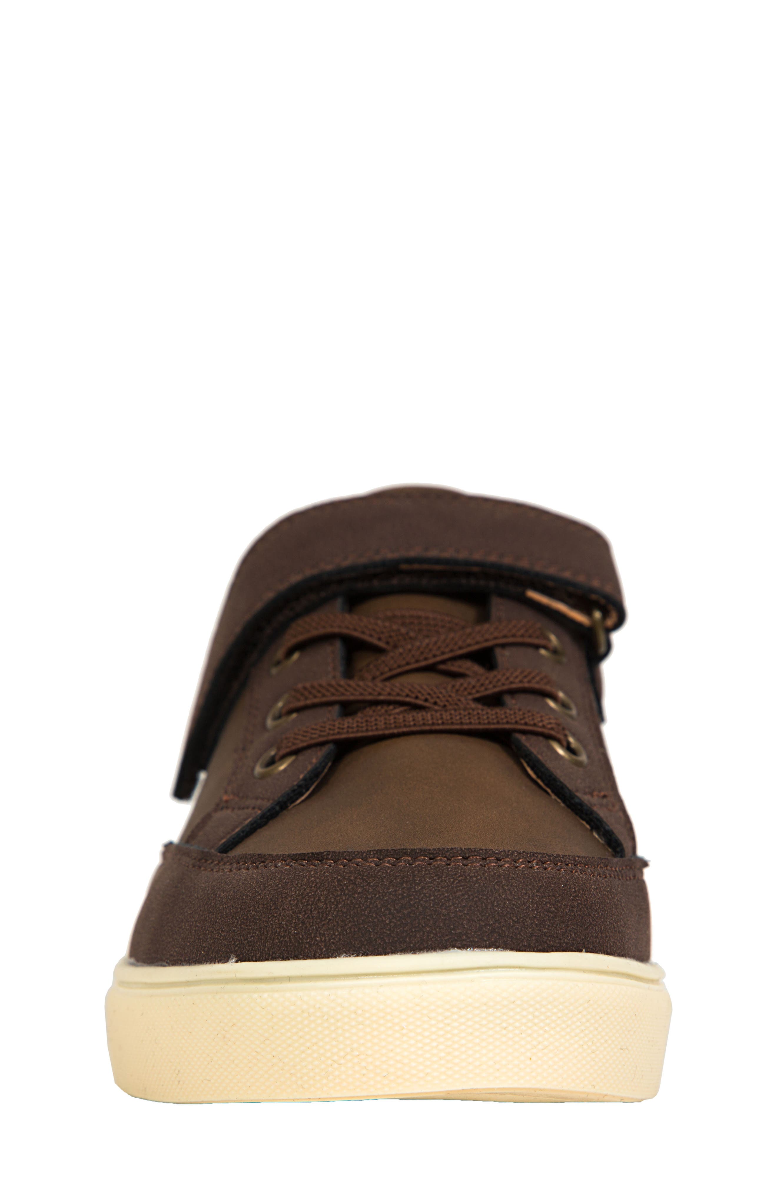 Deer Stags Kids' Jose Sneaker, Alternate, color, Brown/ Dark Brown