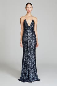 HALSTON Manon Sequins Gown