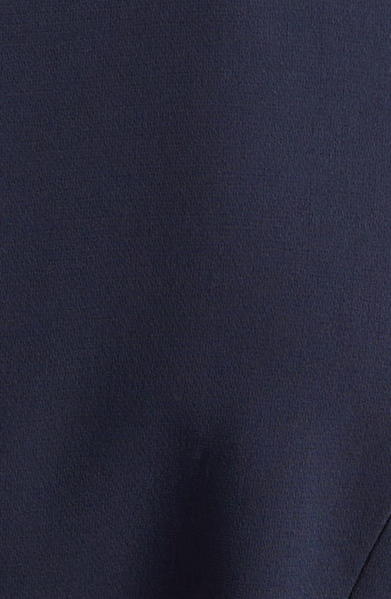 Cinq à Sept Sunflare Belted Kole Vest, Alternate, color, Navy/Champagne