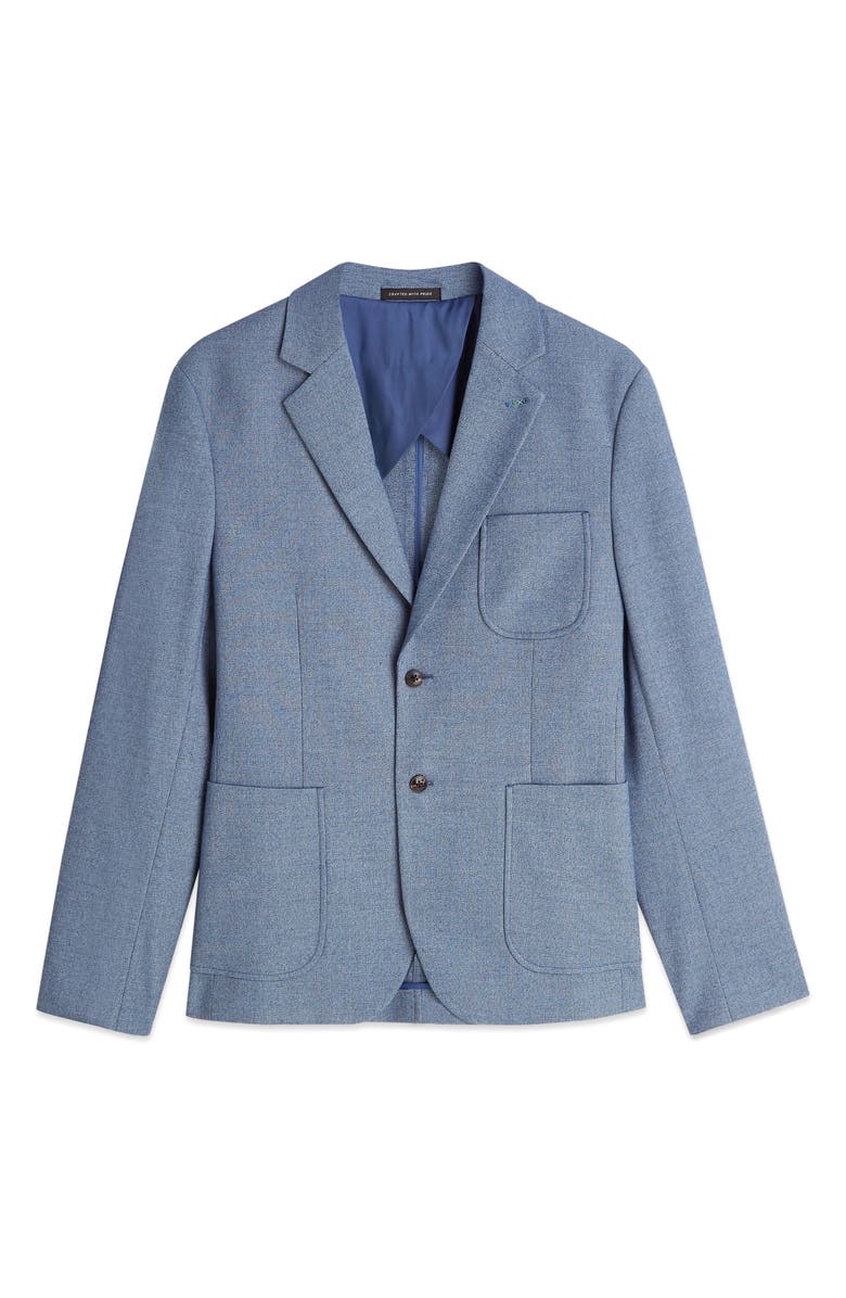 Scotch & Soda Structured Regular Fit Blazer, Alternate, color, Pageant Blue