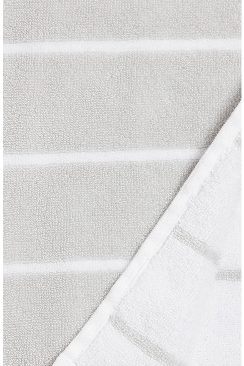 Hydrocotton Stripe Set of 2 Hand Towels, Alternate, color, GREY VAPOR MULTI