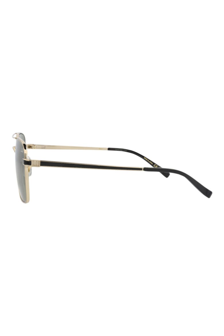 58mm Aviator Sunglasses, Alternate, color, GOLD GOLD GREEN