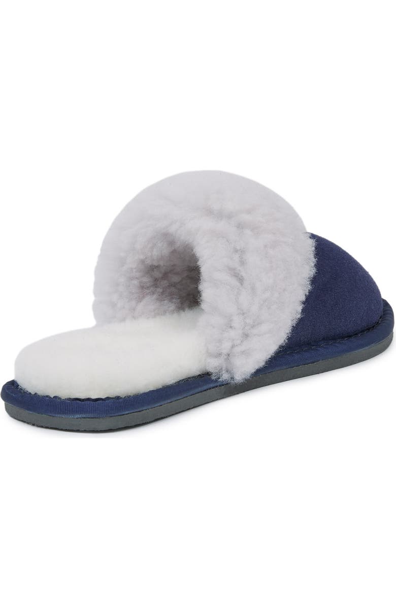 Celtic & Co. Ladies' British Turnback Mules, Alternate, color, Blue Iris