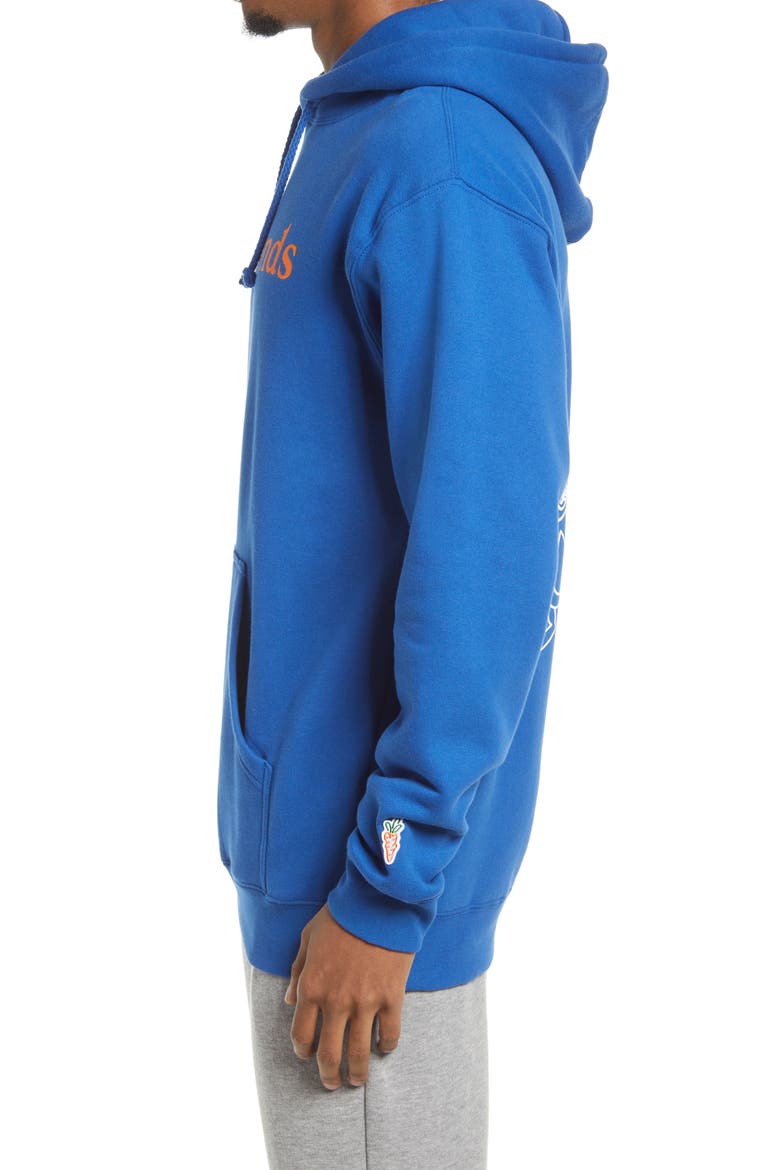 Vee Friends Cotton Hoodie, Alternate, color, ROYAL