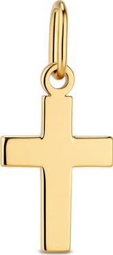 DEVATA Cross Pendant in 14K Gold