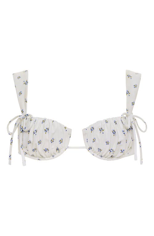 Shop Montce Heidi Underwire Bikini Top In Heidi Floral