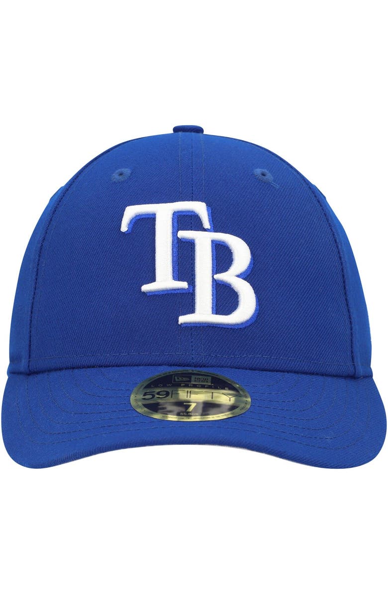 New Era Men's New Era  Royal Tampa Bay Rays White Logo Low Profile 59FIFTY Fitted Hat, Alternate, color, Royal
