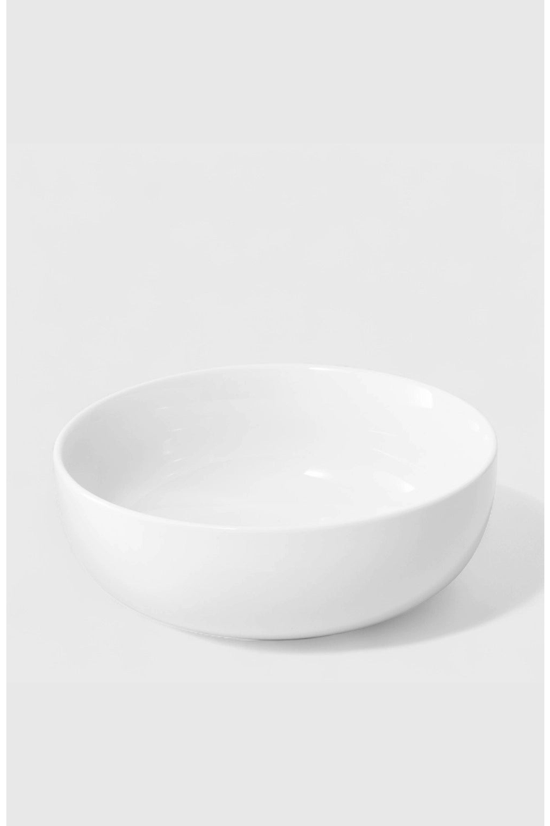Ceramic Serving Bowl, Main, color, White