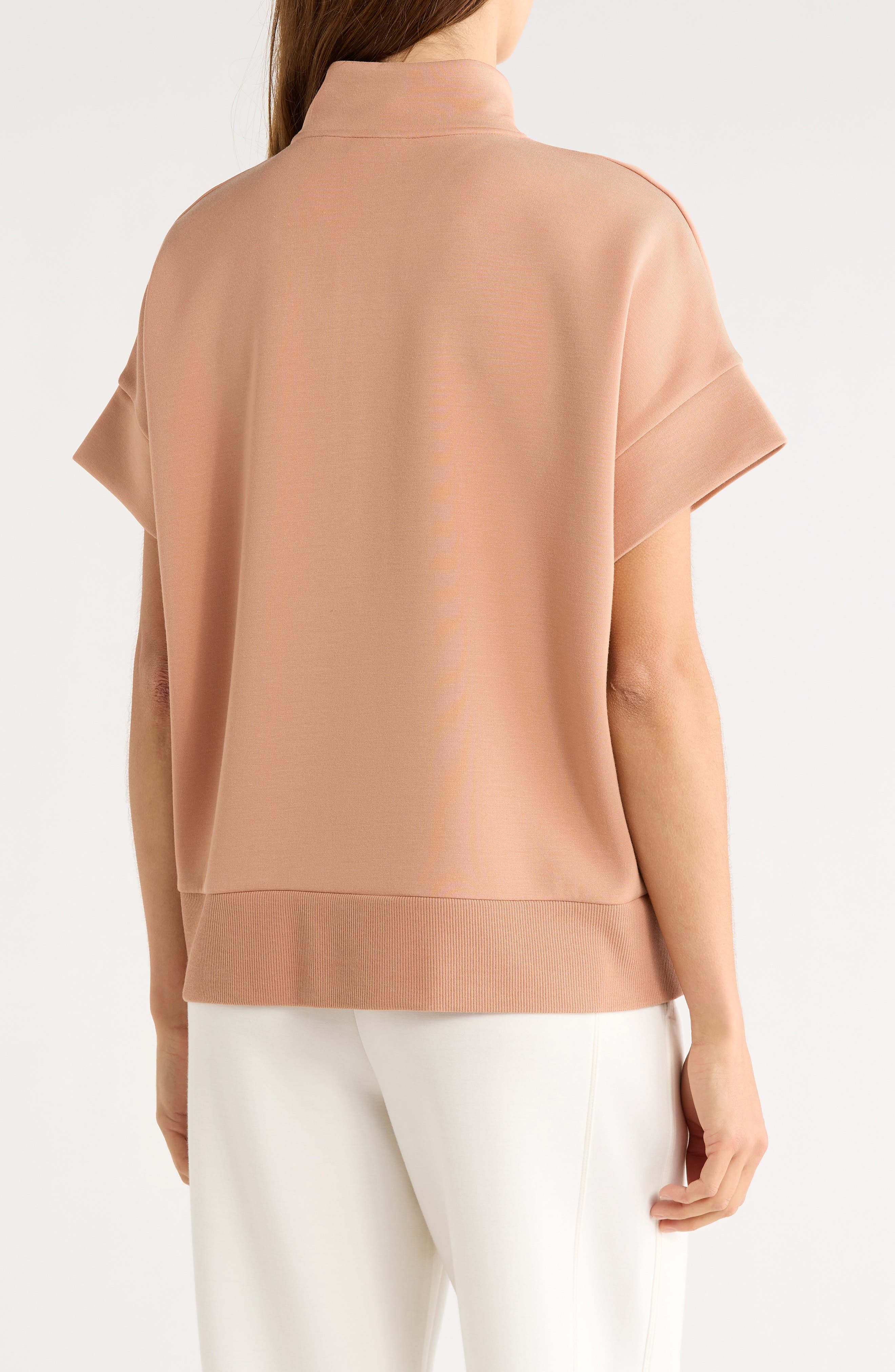 Peace Graphic Velour Crop T-Shirt - image 2