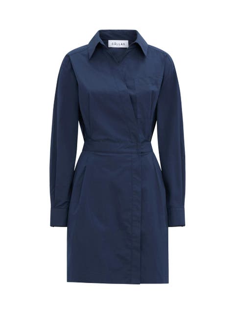 Jaxina Wrap shirt dress