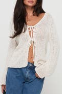 Princess Polly Swain Tie Front Cardigan
