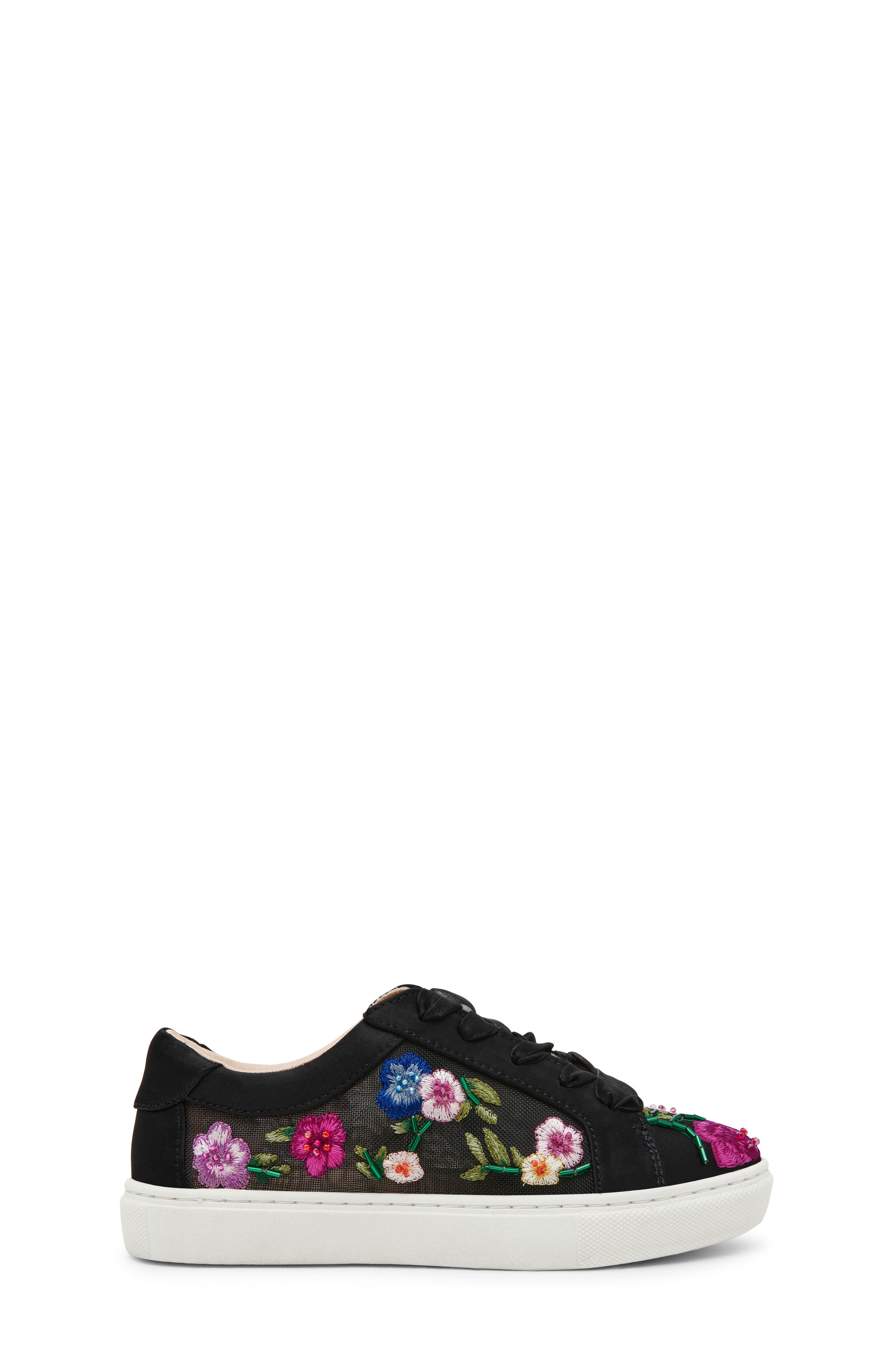 Betsey Johnson Kids
 Jayla Sneaker, Alternate, color, Black Multi Floral