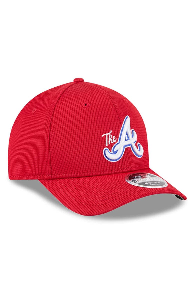New Era Men's New Era Red Atlanta Braves City Connect Batting Practice 9FORTY M-Crown Adjustable Hat, Alternate, color, 