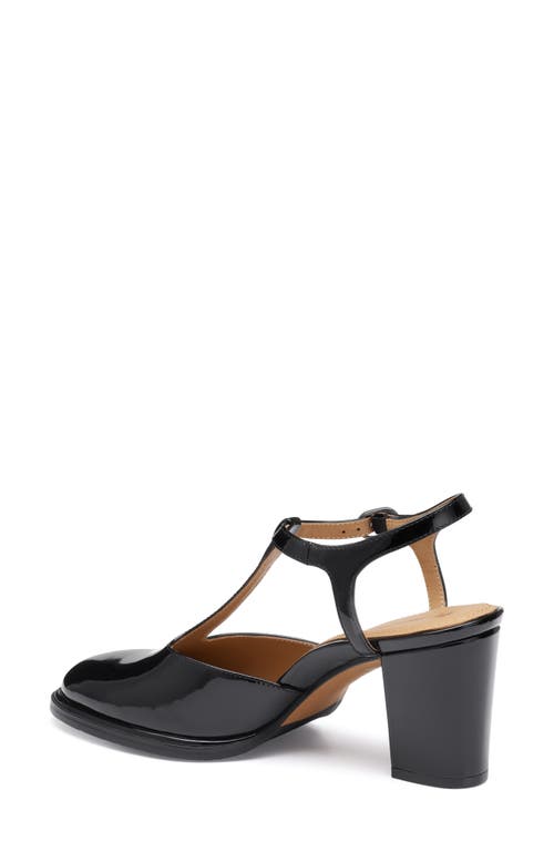 Johnston & Murphy Amy T-strap Pump In Black