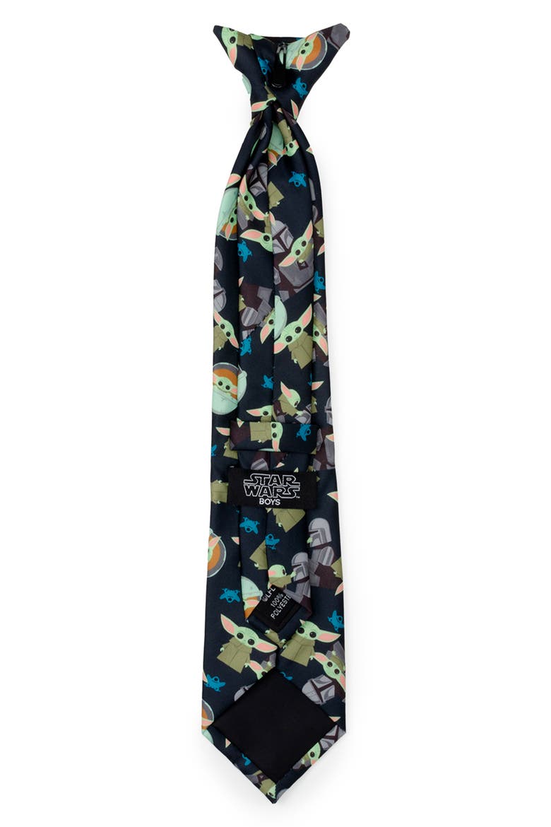 Kids' Star Wars™ The Mandalorian Clip-On Tie, Alternate, color, NAVY
