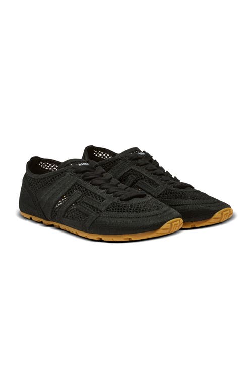 Balmain Racer 45 Macramé sneakers in Black at Nordstrom, Size 44
