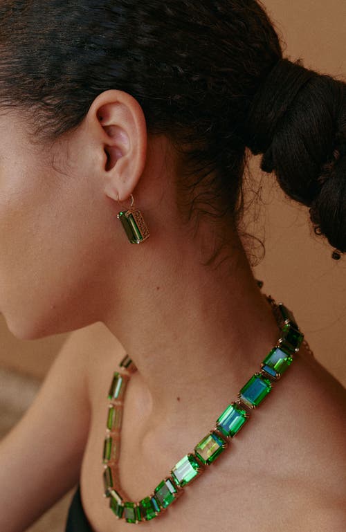 Rc Retro Chic Lime Glow Earrings In Green