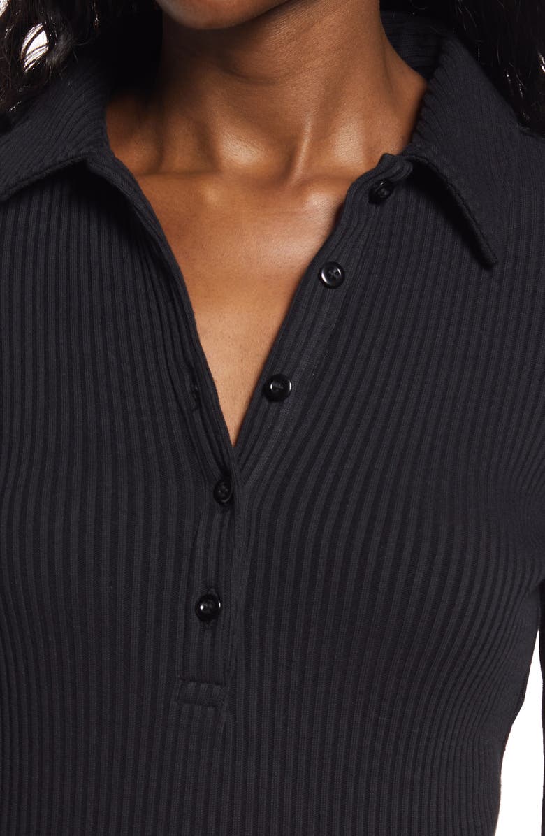 BDG Urban Outfitters Rib Polo Dress, Alternate, color, 