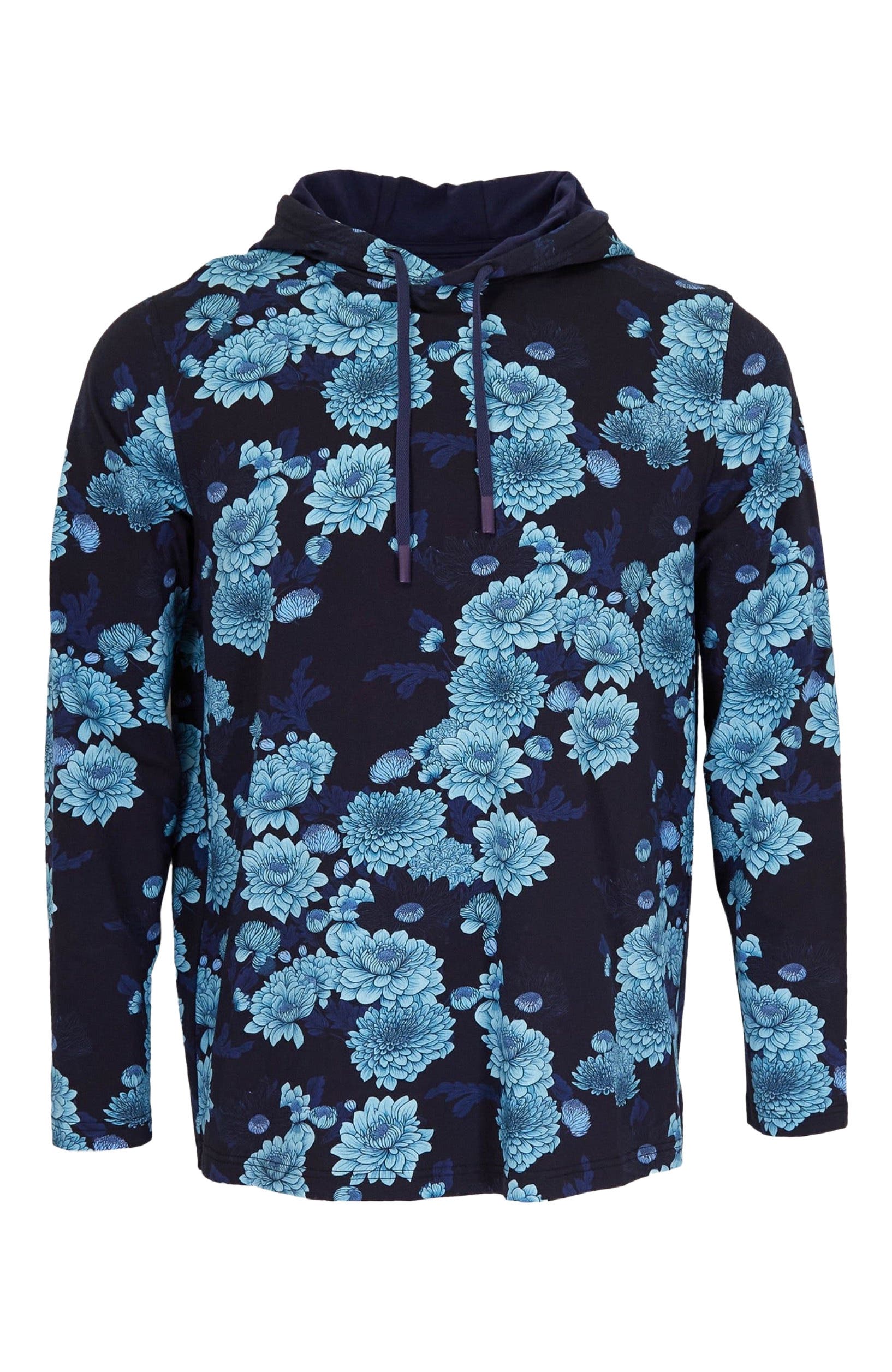 selected Serious Floral Navy