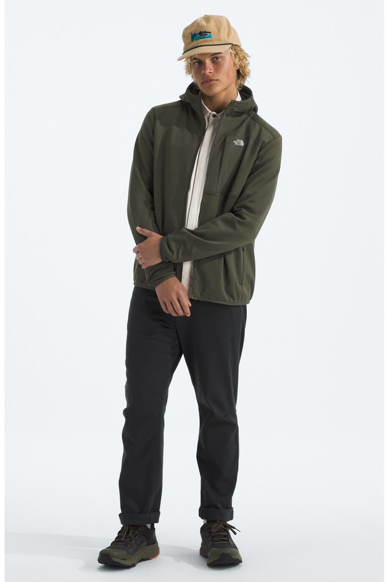 Performance Fleece Zip Hoodie, Alternate, color, NEW TAUPE GREEN