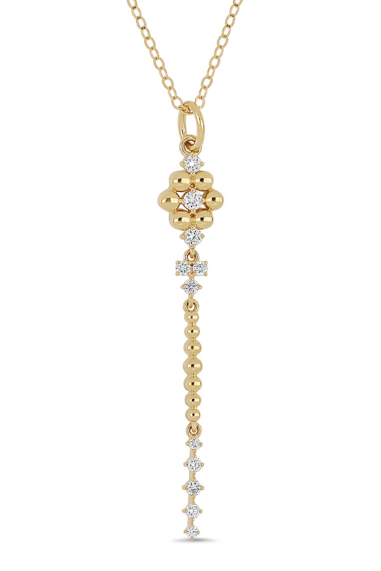 Mykonos Diamond Lariat Necklace, Alternate, color, 18KY